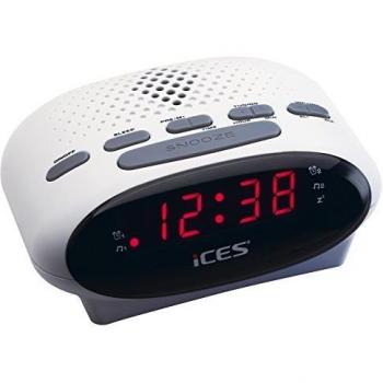 ICES ICR-210 Reloj Color Blanco - Radio