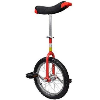 Monociclo Rojo Ajustable, 16 Pulgadas