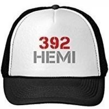 Funny 392-Hemi-Clean-Red-Gray.Png Trucker Hat