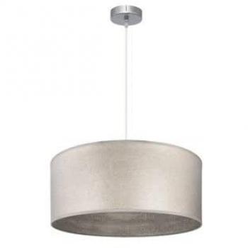 Colgante Tania 1xe27 Niquel/madera Gris Regx50x50 Cm
