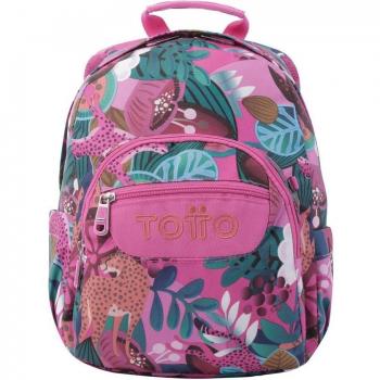 TOTTO Mochila Escolar Tropical Jaguar Tempera-8IV