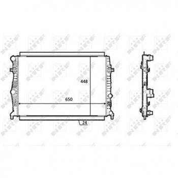 NRF 58398 de refrigeración del motor