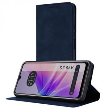 Funda Libro de Polipiel con Tarjetero para Oppo A78 5G Color Azul Cuero Sintético Soporte Horizontal