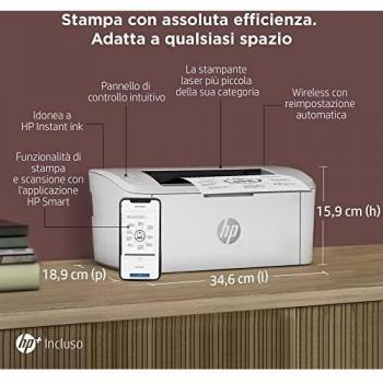 HP Impresora LaserJet M110we con 6 meses de tóner instantáneo incluida con HP +
