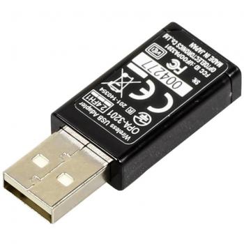 Adaptador Bluetooth USB Opticon OPA-3201 (Transmisor y Receptor de Audio, Negro)