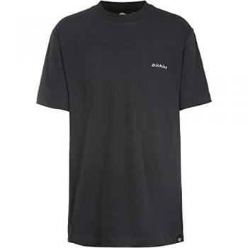 Camiseta Dickies Loretto Negra Hombre Ajuste Holgado Logo Bordado