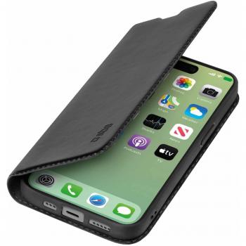 Funda Cartera SBS Wallet Lite para iPhone 15 Pro Max - Negro, 6.7