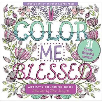 Color Me Blessed Inspirational Adult Coloring Book