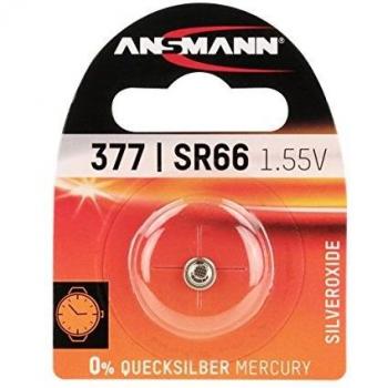 Batería de Reloj ANSMANN Óxido de Plata 1.55V SR66/377
