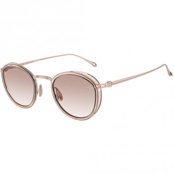Giorgio Armani AR6148T 335413 Men's Gold Sunglasses 46mm Panthos Style