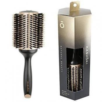 Kashoki Natural Beauty Wooden Round Hair Brush 50mm