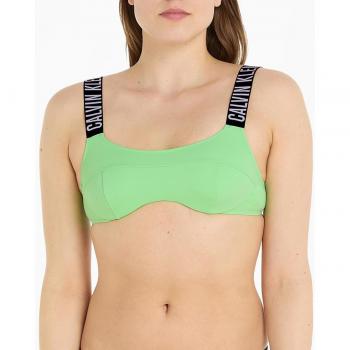 Top de Bikini Calvin Klein Underwear Verde Claro Intense Power para Mujer