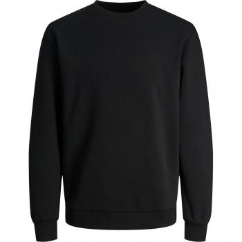 Sudadera de hombre Jack & Jones Jjebradley Negra - Cuello Redondo - Talla XXL