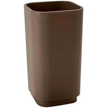 Gedy Seventy Portacepillos, Beige, 6.5 X 6.5 X 12 Cm