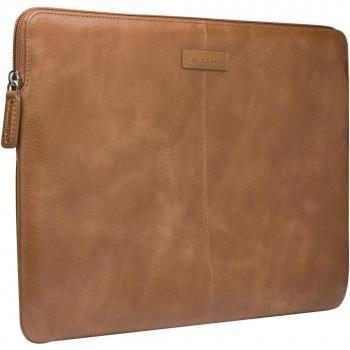 Funda de cuero dbramante1928 Skagen Pro marrón para MacBook Pro 14 y portátiles hasta 14