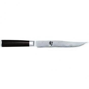 Kai Shun Classic Cuchillo de Trinchar, Cuchillo de Carne, de Cocina, de Damasco, 20 cm, DM-0703