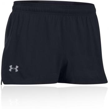 Under Armour UA Launch SW Split Short Pantalón Corto, Hombre, Negro