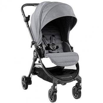 Baby Jogger City Tour LUX , color gris. Silla de paseo de uso desde nacimiento hasta 20,5 kg con plegado ultra compacto y muy ligero