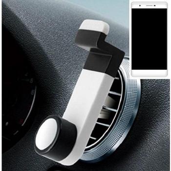 Smartphone universal Holder Holder / Car montaje / parabrisas para el Phicomm Passion 2S. blanco. Titular de teléfono de la rejilla de ventilación se puede utilizar con los teléfonos inteligentes y las tabletas de 5.2 cm - 9,4 cm de ancho. Titular Smar