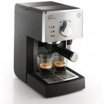 Saeco HD842501 - Cafetera espresso, manual, 15 bares, deposito agua 1,2L, color negro