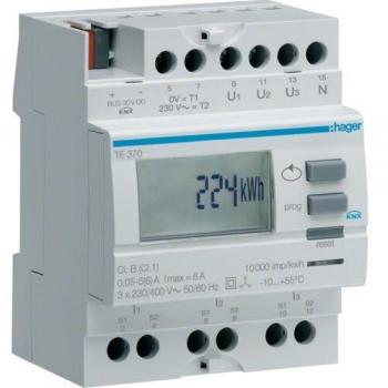 Hager - Contador energia trifasico 6000a