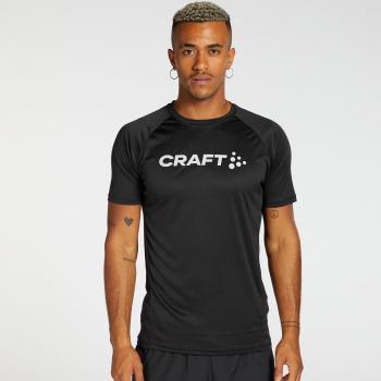 Camiseta de Manga Corta Craft Core Essence Logo Negro