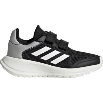 Zapatilla Niño/a adidas Tensaur Run 2.0 Negro - Zapatillas deportivas, diseño negro, cierre con velcro, suela de goma antideslizante, plantilla acolchada para mayor comodidad, material sintético y text