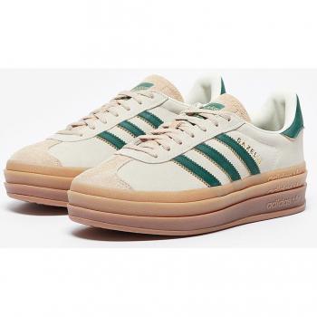 Zapatillas Adidas Gazelle Bold Mujer - Blanco / Beige - Talla: 36 2/3 - Sintético / Ante