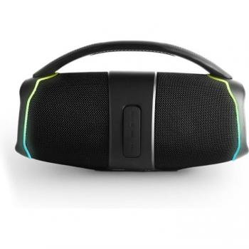 Energy Sistem HyperBeat Altavoz Bluetooth 80W Resistente al Agua con Luces LED y Tecnología True Wireless Stereo Color Negro