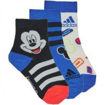 Calcetines Adidas Mickey Mouse Crew 3 Pares para Niños Unisex Coloridos
