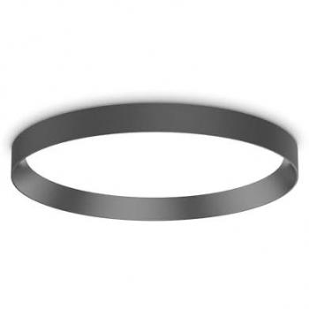 Lámpara de Techo FLY LED 26W Ø450mm Negra IP40 Luz Cálida 3000K