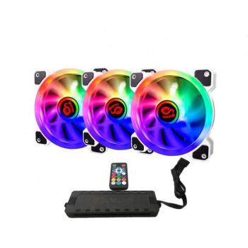 Talius Iris Spectrum ARGB Kit de Centralita + 3 Ventiladores Suplementarios 120 Mm Blancos
