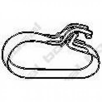 Soporte para sistema de escape BOSAL 251-862