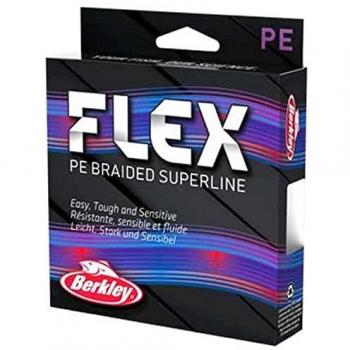 Línea de pesca Berkley Flex PE Trenzado 275 M Transparente 24 libras/0,20 mm