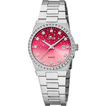 Reloj Lotus Freedom 18885/2 para Mujer, Esfera Rosa, Acero Plateado