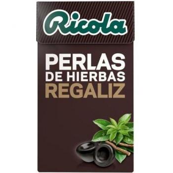 Ricola Regaliz Perlas Sin Azúcar 25g