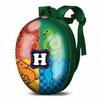 Mochila Escolar Eggy Harry Potter Escudo con Caparazón Acolchado y Asas Ajustables
