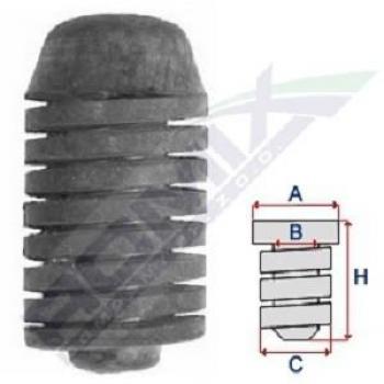 Tope ROMIX ROM 22071, Amortiguador para capó del motor, 2 piezas