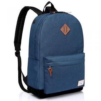 Mochilas Escolares, Kasgo Mochilas Hombre Mochila Mujer Livianas Impermeable Mochila Portatil Adapta a 15.6 Pulgadas Clásico Mochila Casual Adolescente para Universidad Escuela Colegio Azul Oscuro