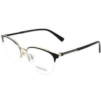 Versace VE1247 1252 Black/Pale Gold Women's Eyeglasses