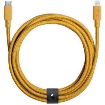 Cable Native Union Belt USB-C a Lightning 3 m Amarillo