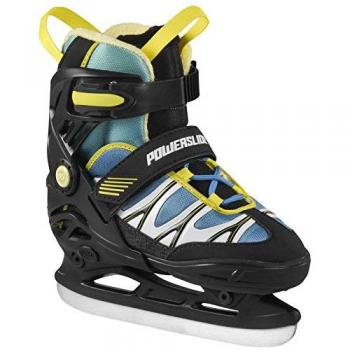 Powerslide PHU Orbit Boys - Patines de Hielo Ajustables para niños, Infantil, 902218, Azul, 27-30