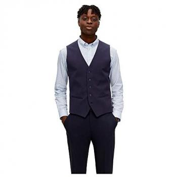Selected Liam Slim Fit Navy Blazer Vest for Men