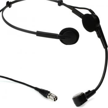Audio-Technica PRO-8HECH Hypercardioid Dynamic Headworn Microphone, cH-Style Screw-Down 4-Pin