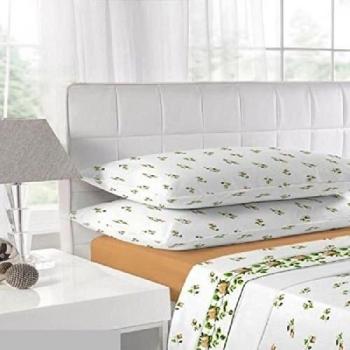 TAMAÑO DOBLE TAMAÑO FLORAL MELOCOTÓN ROSAS WINTERWARM REPOSADAMENTE 4 piezas JUEGO DE SÁBANAS