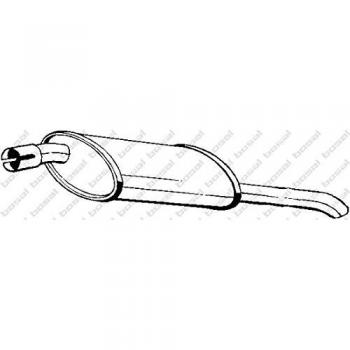 Silenciador Trasero BOSAL 185-009