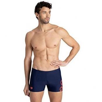 ARENA M Spirit Short Shorts, Hombre, Navy/Fluo Red, 85