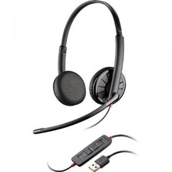 Plantronics Blackwire C325 - Auricular biaural de diadema para PC