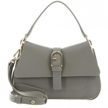 Furla Flow Mini Shoulder Bag, Gray, Female, Size: ONE SIZE