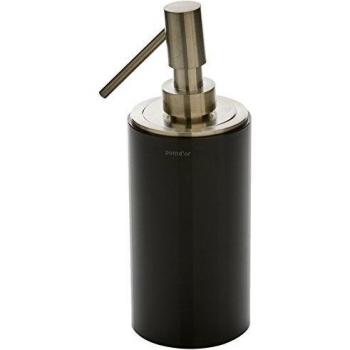 Pomdor - Dosificador encimera pvd niquel mate - negro heritage